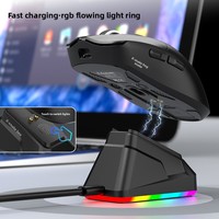 Souris de jeu sans fil Viper X11por à sept boutons, ergonomique, légère, avec capteur PAW3311, trois modes, avec rétroéclairage RGB rechargeable