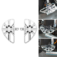 Repose-pieds arrière pour passager de moto, pédale découpée CNC pour Harley Softail Touring Road Glide Sportster Dyna Fat Boy