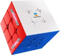 MG3M Cube de vitesse magnétique 3x3, élasticité réglable sans autocollant Cube économique 3x3 professionnel GAN Monster Go éducatif