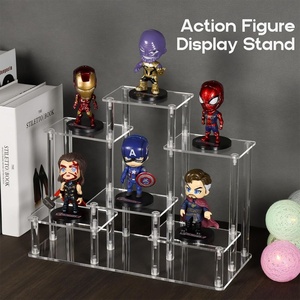 Espositore a 6 Livelli in Acrilico Portatile e Rimovibile con Ripiano <span class=keywords><strong>per</strong></span> Collezioni, Action Figure, Profumi e Oggetti Piccoli - Product Image 6