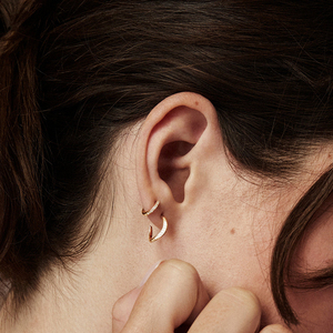 Pendientes de Plata de Ley 925 con Diseño de Moda AE180, con Circonitas Pavé en Forma de C, Ondulados y Abiertos, para Mujer, Joyería para Uso Diario, Fiestas y Regalos - Product Image 5