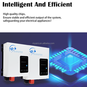 Inverter Hybrid Tenaga Surya MYAMi 3300W 50/60Hz Frekuensi Inverter Jaringan Satu Fasa 60A MPPT Pengontrol Pengisian Daya Baterai Harga Bagus AC - Product Image 4