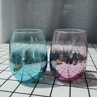 9oz 12oz 15oz 17oz oeuf forme verres gobelets eau verres sans tige rouge ou blanc vin verre starlight classique jus tasse