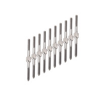 Tige de liaison filetée carrée de 3 mm x 50 mm pour distributeur de liaison de maquette RC, emballage carton