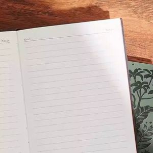 <b>A5</b> Soft Leather Surface Thickened Business Office Work Meeting Record <b>Notepad</b> for College Students' Reading and Study - Product Image 5