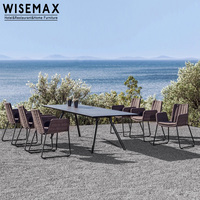 Meubles WISEMAX, style simple, meubles d'extérieur, table et chaises de jardin de haute qualité, chaise de salle à manger avec accoudoirs pour cour et patio