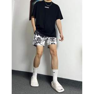 Pantalones Cortos Deportivos Personalizados para Hombre, con Estampado por Sublimación, Transpirables, con Cordón Ajustable, Estilo Casual de Verano - Product Image 3