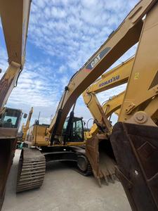 Excavadora de cadenas Caterpillar 345D de segunda mano, sistema hidráulico estable para canteras y construcción de carreteras - Product Image 1