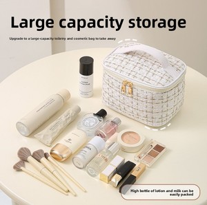 Bolsa de Aseo de Gran Capacidad para Mujer, Neceser de Viaje, Organizador de Maquillaje, Bolsa de Cosméticos con Cierre de Cremallera - Product Image 6