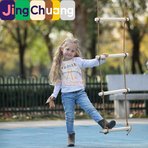 Equipo <span class=keywords><strong>de</strong></span> Escalada para Niños, para Interiores y Exteriores, con Cuerda, Escalera, Columpio y Anillas, para Jardín <span class=keywords><strong>de</strong></span> Infancia - Product Image 2