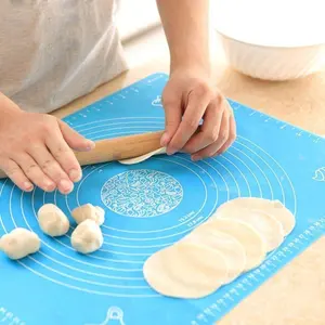 Hot Selling Anti-Slip Silicone Baking Mat Non-Stick Pastry Pizza Tools For Home Kitchen Use Bakery Tools