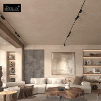 Système d'éclairage sur rail magnétique moderne en aluminium DGLUX LED, éclairage intérieur, plafonnier mural, lampes à intensité variable intelligentes, rail d'éclairage