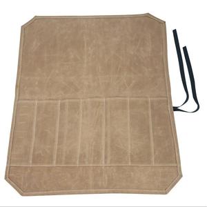 Sac à couteaux Ztc503 en tissu kaki, durable, pour le camping en plein air, rangement d'ustensiles de cuisine, sacs à roulettes - Product Image 1
