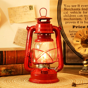 Lampe à pétrole rétro Mystic Arts 7225 en fer, lampe de camping, décoration extérieure, accessoire - Product Image 4