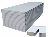 Paneles Sándwich con Núcleo de EPS y Material de Acero para Aislamiento de Techos y Paredes Exteriores Industriales, Construcción Ecológica Resistente al Fuego