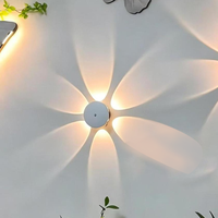 Applique Murale Florale Minimaliste Moderne 12CM pour Ambiance Couloir et Hall Dropshipping DDP