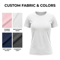 Fabrika 3 Parçalı Kadınlar İçin Raglan Kısa Kollu Crop Top, Bisikletçi Şortu ve Uyumlu Saç Bandı ile Yazlık Sportif Takım, Kişiye Özel
