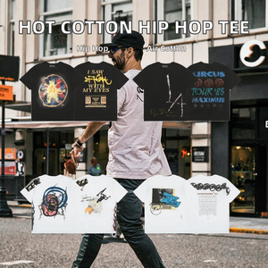 Camisetas de Manga Corta para Hombre, al por Mayor, de Alta Calidad, 100% Algodón, Tejido de Punto, Anti-Pilling, Transpirables, Estampadas y Personalizadas - Product Image 2