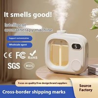Nouveauté : Mini diffuseur de parfum ultrasonique rechargeable pour la maison, diffuseur d'huiles essentielles sans fil mural