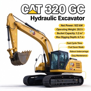 Excavadora Hidráulica Usada Caterpillar 320GC de 20.5 Toneladas, Original, Fabricada en Japón, en Buen Estado, en Shanghái - Product Image 1
