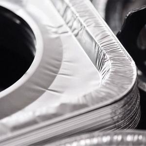 Dapur dapat digunakan kembali 230*230*15 persegi tikar kompor Gas persegi persegi baki pembakar persegi panjang kompor Gas Blister S23015A wadah Foil dapur - Product Image 3