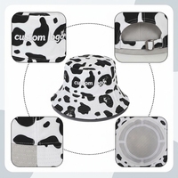 Chapeau Bob Réversible Personnalisé en Gros, Chapeau de Pêcheur Unisexe Tendance avec Impression en Relief pour Usage Quotidien et Professionnel