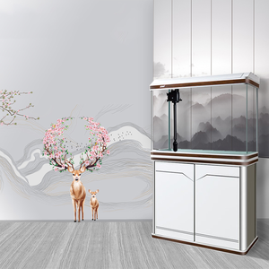 Nouveau <span class=keywords><strong>salon</strong></span> d'<span class=keywords><strong>aquarium</strong></span> super blanc de style sol, <span class=keywords><strong>aquarium</strong></span> grand palier maison petit @ - Product Image 1