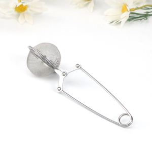 Hot Selling Eco-Friendly Metal Mesh Ball <strong>Tea</strong> <strong>Stainer</strong> with Handle Utensil Filter - Product Image 1