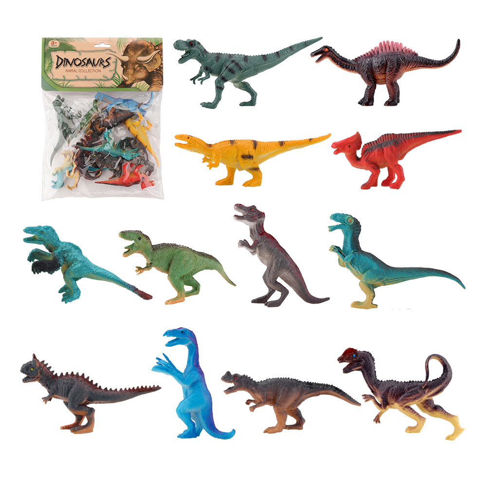 Toob tiny dinosaur toys Papo 6 Mini Dinosaurs in Tube 9705