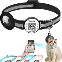 Nouveau collier anti-perte pour chat et chien, localisateur intelligent pour animaux de compagnie avec code QR, étui AirTag, étanche, compatible Android, en stock