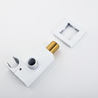 Ensemble de douche thermostatique poli à affichage numérique, avec cartouche en laiton, design moderne, jets doux et pluie, pour usage hôtelier