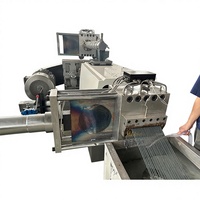 Machine de granulation de matériaux durs PP PE ABS PS, extrudeuse à vis simple pour plastique dur, granulateur à filaments