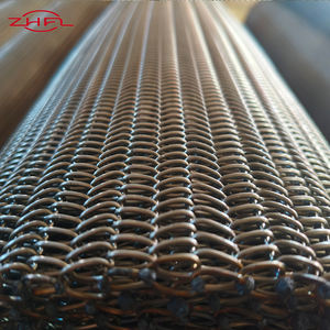 Banda Transportadora de Alambre Espiral de Acero Inoxidable Tejido SUS304 Resistente a Altas Temperaturas para Corte/Soldadura/Doblado en Horno - Product Image 2