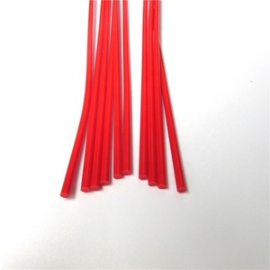 Palo <span class=keywords><strong>Flexible</strong></span> de color rojo, barra de forma redonda de <span class=keywords><strong>PVC</strong></span>, 0,2 pulgadas - Product Image 2