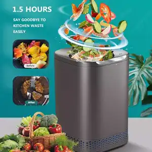 كفاءة القمامة التصرف المطبخ الغذاء النفايات العضوية الأسمدة سماد آلة ماكينة إعادة التدوير ل بيئة نظيفة