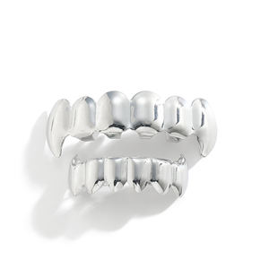 G006男士嘻哈饰品时尚黄铜齿烤架 - Product Image 4