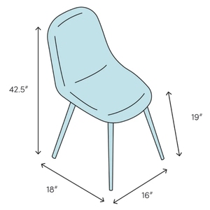 Chaise de salle à manger en plastique acrylique résine moderne vente en gros pour les événements présentoirs produit - Product Image 6