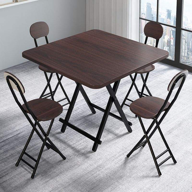 Walnut+1table+4chairs