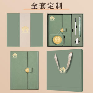 ชุดของขวัญธุรกิจ Tui สมุดโน้ตหนัง PU พร้อมปากกาและคลิป ไร้สาย เข้าเล่มแบบ Perfect Binding กระดาษ Daolin 80 แกรม ปรับแต่งได้ - Product Image 4