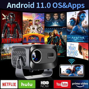 HiCyber A10PLUS Android 13 LED <b>Projector</b> with Gimbal Portable WiFi <b>USB</b> 720P HD Built-in Battery (Over 5 Hours) - Product Image 3