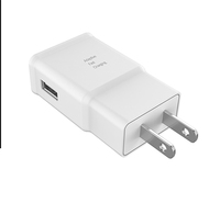 Pengisi Daya USB Cepat 15w untuk Smartphone Android, Adaptor Pengisi Daya Bentuk Kubus dengan Colokan US/EU, 5v2a Qc3.0 untuk Samsung