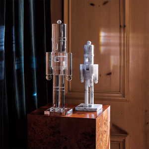 Figurine <span class=keywords><strong>Casse</strong></span>-<span class=keywords><strong>Noisette</strong></span> <span class=keywords><strong>en</strong></span> Acrylique de 12 Pouces, Ornement de Noël Transparent, Statue <span class=keywords><strong>en</strong></span> Cristal Clair, Décoration de Table de Noël pour la Maison - Product Image 4