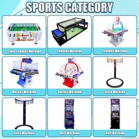 Machine de sport de parc d'attractions, jeu de football, borne d'arcade, aire de jeux intérieure, simulateur de football très vendu