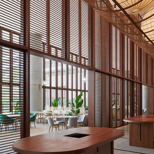 Tabouret d'hôtel élégant, siège rembourré, base robuste, design compact, siège pour chambre à coucher, salon - Product Image 5