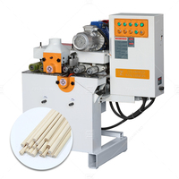 Machine automatique haute performance pour la fabrication de balais multi-barres et de tiges rondes en bois multi-pièces
