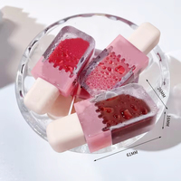 CC36490 Grossiste Brillant à Lèvres en Forme de Crème Glacée Petit Rouge à Lèvres Blanc Pouding Rouge à Lèvres Mat Velours Argile Rouge à Lèvres Imperméable Longue Tenue
