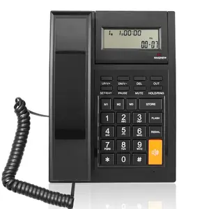 DEX Telephone Best Price Corded Telephone Top Quality Home Office Hotel Telephone Wall Mounted Custom Functions OEM/ODM DTMF/FSK