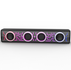 Boîte audio puissante 8W 1500mA Barre de son TV filaire et sans fil BT TF AUX TWS Home Surround Speaker Barre de son pour PC Theater Aux - Product Image 4