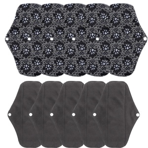Toallas Sanitarias Personalizadas, Toallas Menstruales Lavables y Reutilizables de Tela, Súper Absorbentes con Alas y Protección Contra Fugas - Product Image 4