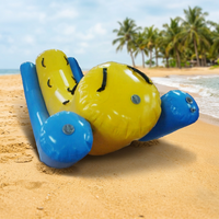 Balançoire aquatique gonflable commerciale Saturn Rocker, jouet flottant à bascule